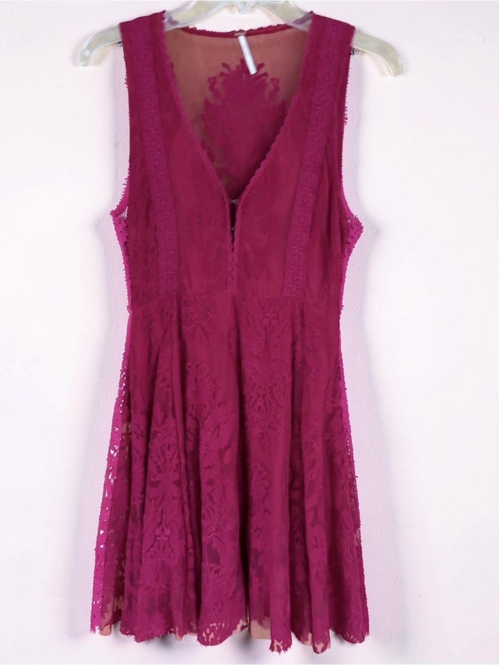 Free People Reign Over Me Embroidered Lace Dress Size 4